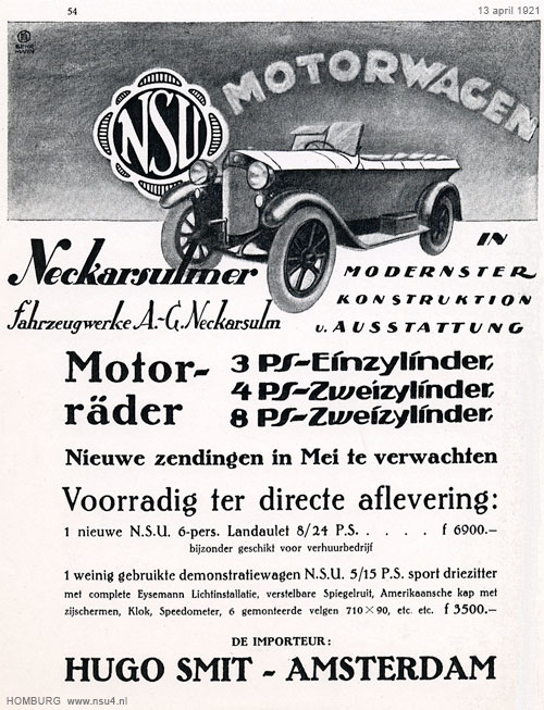 NSU Motorwagen Landaulet