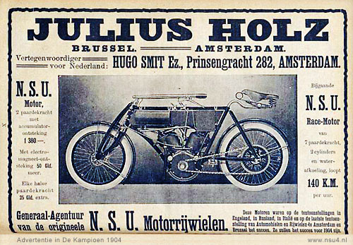 NSU race motor 1904