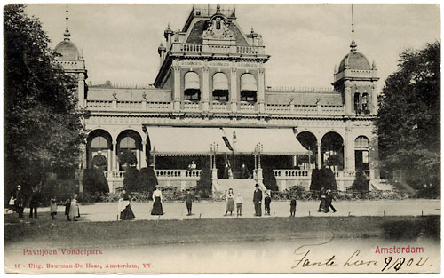 Vondelpark Paviljoen 1902