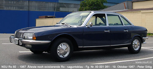 NSU Ro 80 model 1967